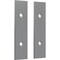 Ekena Millwork Premium Barn Door Hollow Core Plates (set of 2), Flint Gray GB6001HCPFG - alternate 4